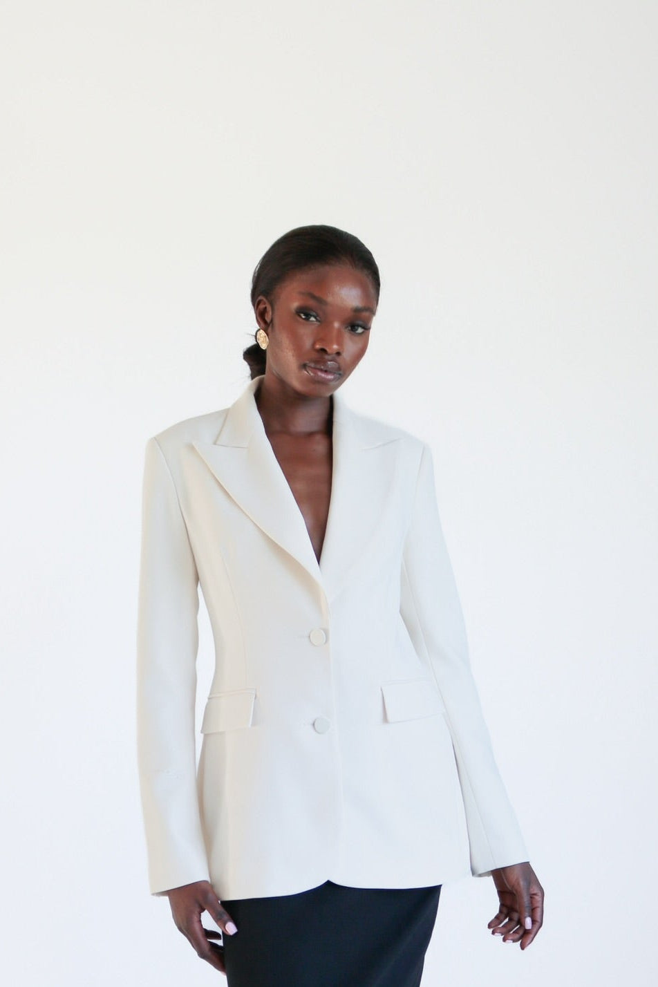 The Venisia Blazer (Ivory)