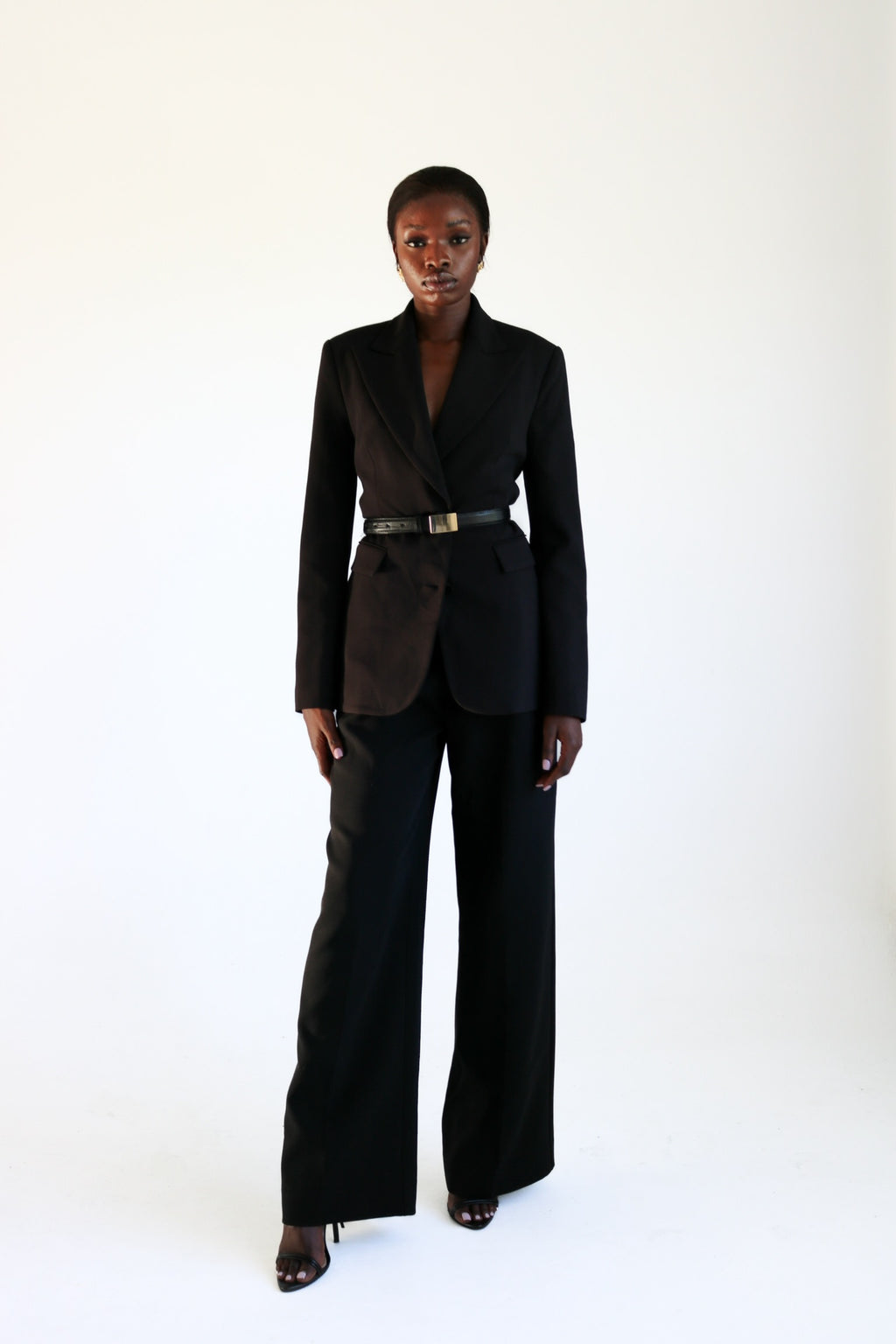 Victoria Wide Leg Pants (Black)