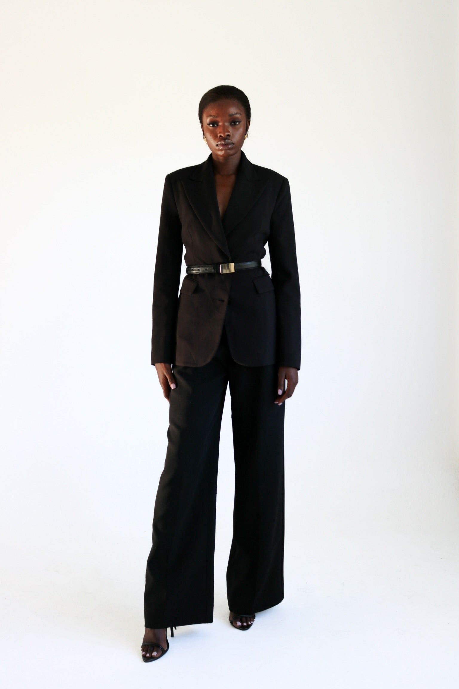 Victoria Wide Leg Pants (Black)