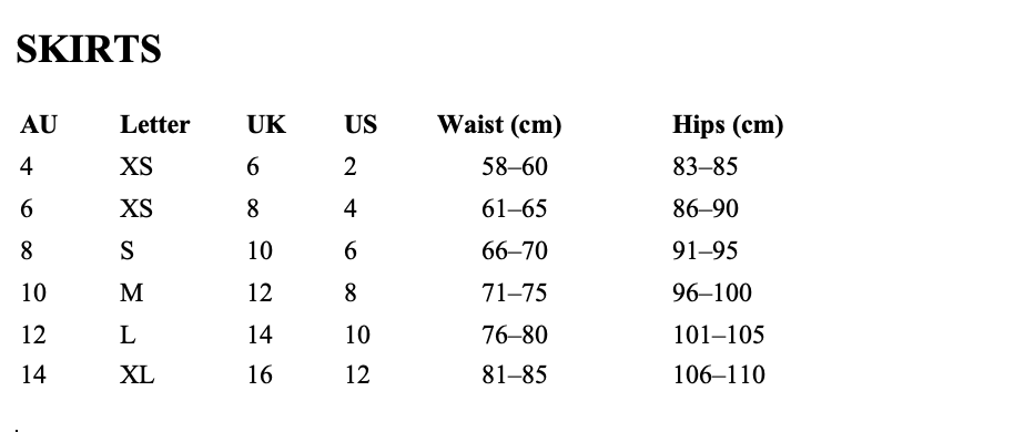 The Josephine Satin Skirt (Black)